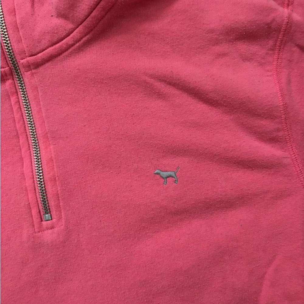 Victoria's Secret PINK Half Zip Sweatshirt Retro Y2K - Picture 5 of 5